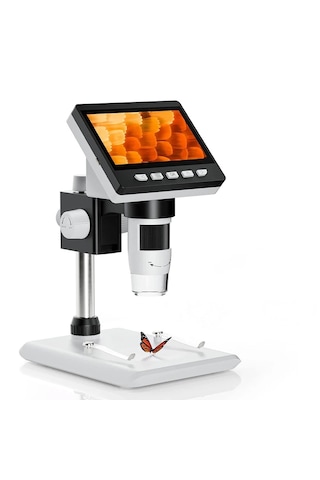 Dijital Mikroskop 1080p Lcd Ekran Usb Hd Mikroskop 50x-1000x