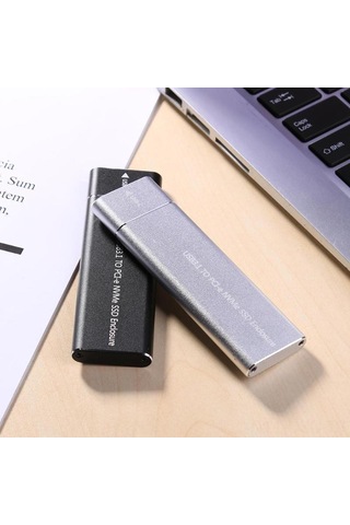 Samdoo Usb 3.1 Nvme Ssd Dönüştürücü Kutusu, Type-c Bağlantı Kartı, Çift Kullanimlı Siyah, Dayanıklı Ve Kompakt Tasarım