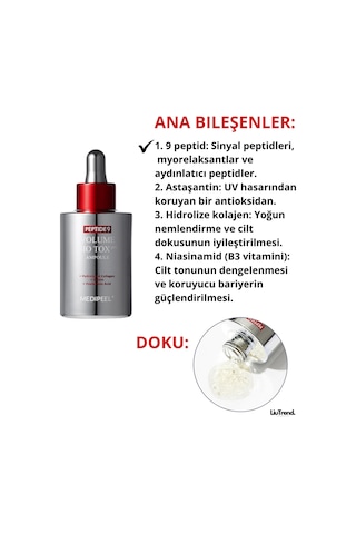 Medipeel Peptide 9 Volume Bio Tox Ampoule Pro 100 Ml Volufiline Ve Peptit İçeren Cilt Bakım Ampulü M0067