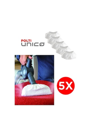 Polti Unico Yıkanabilir Küçük Lastikli Pamuklu 5'li Havlu Bez Seti