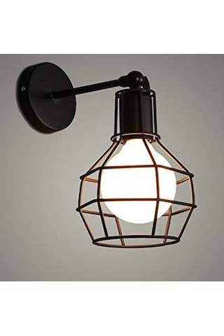 Mylights Retro Mafsalı Aplik Kafes Aplik Duvar Lambası Diğer