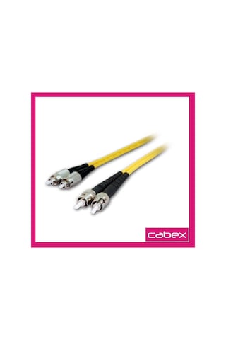 Cabex - SM FC-ST Dublex Fiber Optik Patchcord Singlemode 1 MT