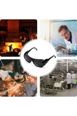 Güvenlik Koruma Kaynak Gözlüğü Siyah