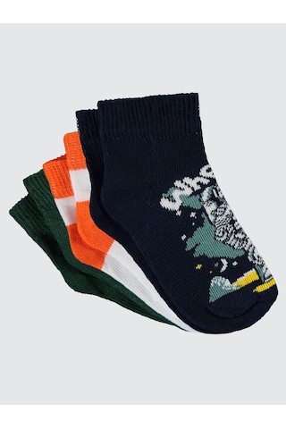 Civil Boys Erkek Çocuk 3'lü Patik Çorap 2-12 Yaş