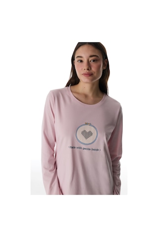 Penti Renkli Pretty Hearts Pantolon Pijama Takımı