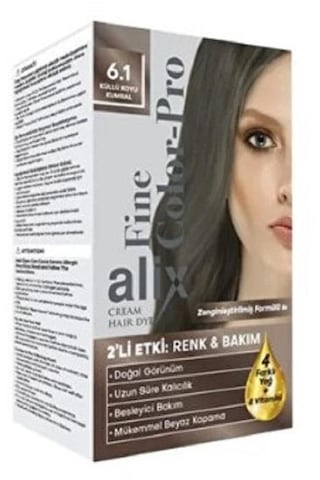 Alix Kit Saç Boyası 6.1 50 Ml Küllü Koyu Kumral