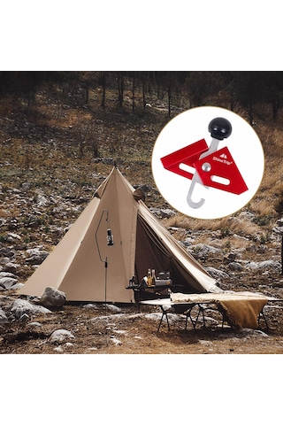 Suntek Muşamba Direği Uç Kapağı Gölgelik Çadır Desteği Kırmızı