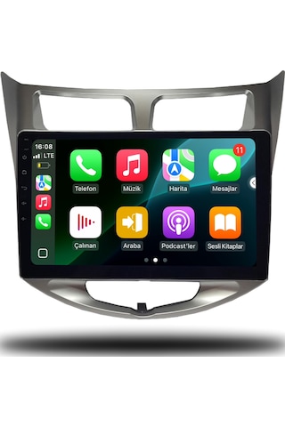 Carplayer Hyundai Accent Blue 2011-2019 Uyumlu Android Multimedya 6gb Ram 64gb Hafıza
