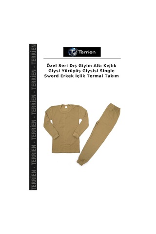 Terrien Özel Seri Dış Giyim Altı Kışlık Giysi Yürüyüş Giysisi Single Sword Erkek İçlik Termal Takım Çok Renkli