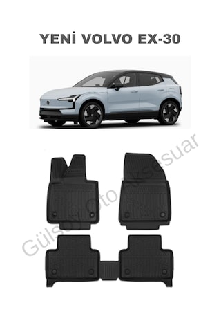 Yeni Volvo Ex30 Elektirikli 3d Havuzlu Paspas 2026