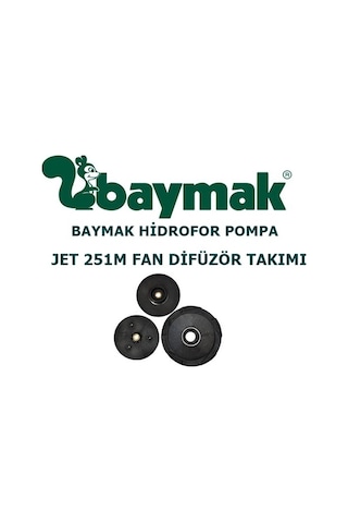 Baymak Hidrofor Pompa Jet 251M Fan Difüzör Takımı