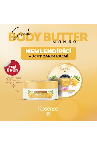 Rosense Body Butter Mango & Gül 150 Ml