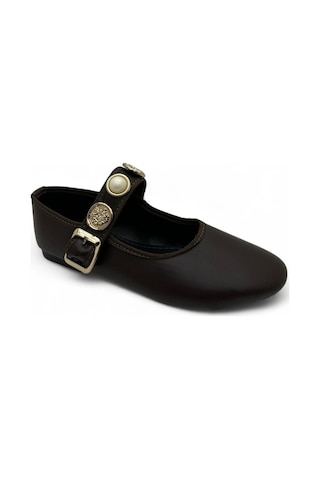 Dosa Shoes Kadın Kemerli Babet-kahverengi Kahverengi
