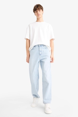 Defacto Baggy Fit Geniş Kalıp Geniş Paça Jean Yıkamalı Pantolon F9821ax25smnm39 Mavi
