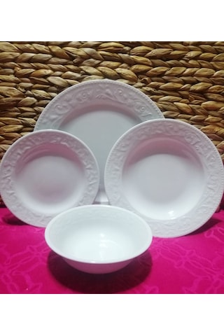 Porland Hazan 24 Parça 6 Kişilik Yemek Takımı