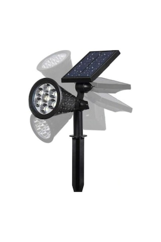 Ct 7310 7 W Solar Güneş Enerjili Çim Bahçe Armatürü Aydınlatma Beyaz 2 Adet