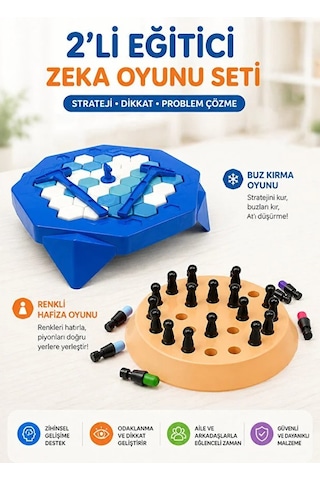 2'li Oyun Seti Buz Krallığı Ve Smart Chess Oyunu