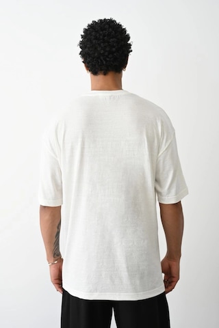 Barlashive Erkek Tişört Düz Basic Penye Yazlık Bisiklet Yaka Kısa Kol T-shirt - Beyaz Çok Renkli
