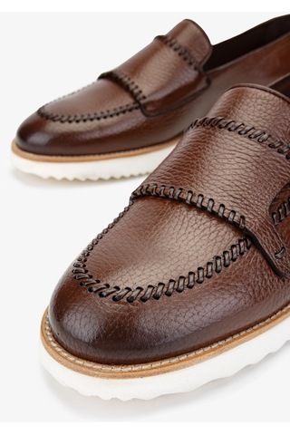 Valmenti Gireldo Erkek Taba Hakiki Deri Loafer Ayakkabı 477 70902 Erk Ayk Y24 Taba