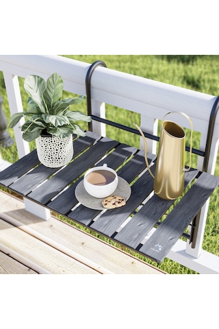 Bino Bino Katlanır Masa Balkon Veranda Mutfak Masası Askılı Kamp Masa