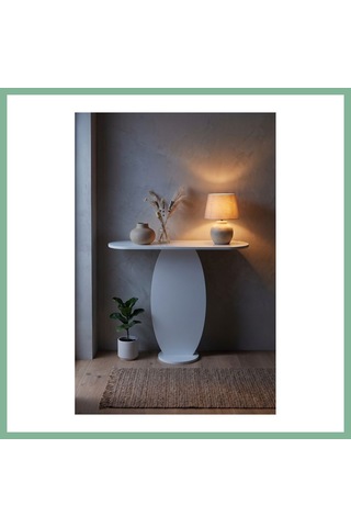 Bşkvirgo Dresuar Modern Dekoratif Antre Konsolu Giriş Hol Koridor Salon Konsol Masası 7033 Beyaz Bsk2026