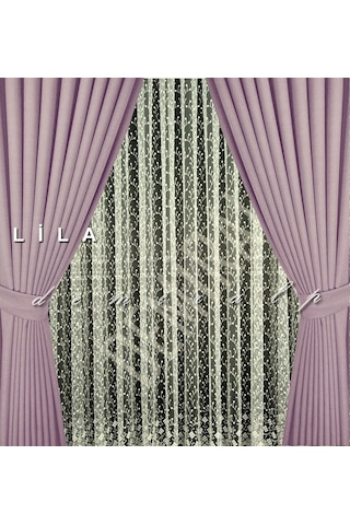 Milpa Keten Fon Perde.Farklı Ölçü Ve Pile Seçeneği 30 Renk