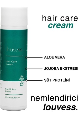 Louvess Aloe Vera Papatya Eki Süt Proteini Jojoba Eki Saç Bakım Kremi 400 ML