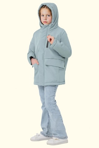 Freemen Kız Çocuk Kürklü Su Ve Rüzgar Geçirmez Kapüşonlu 3 Kışlık Mont & Kaban & Parka Su Yeşili