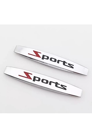 Sport Uyumlu Metal Çamurluk Logo 2 Ad. Arma Car Logo Suv 4x4 Off Road Jeep Oto Aksesuar Sportuycam1