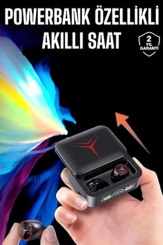 Powerbankli - 313 - Kulaklık Bluetooth Bağlantılı - Glblseme - Çoklu Bağlantı