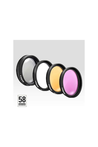 Polaroid Filtre Kit 58 MM 4'lü