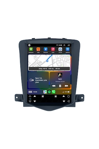 Aln Chevrolet Cruze Tesla 2007/2013 4gb Ram 32gb Hafıza Carplay Android Multimedya 12"