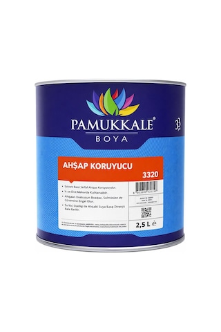 Pamukkale Ahşap Koruyucu 2.5 Lt Siyah