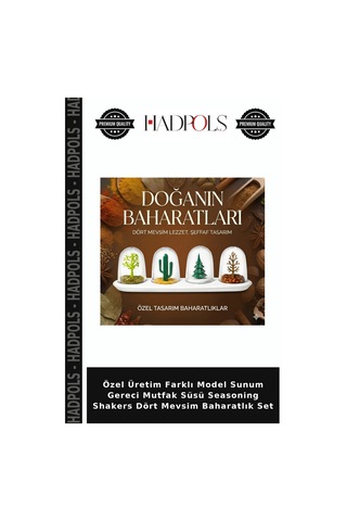 Özel Üretim Farklı Model Sunum Gereci Mutfak Süsü Seasoning Shakers Dört Mevsim Baharatlık Set Çok Renkli