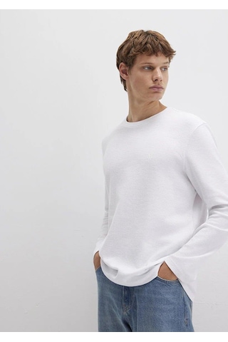 Mavi Erkek Sweat M065755-620-22497 Beyaz