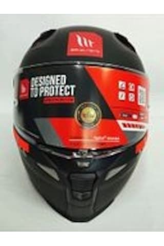 Mt Kask Revenge 2 Solid A1 Matt Black Şeffaf Vizörlü Mat Siyah Mat Siyah
