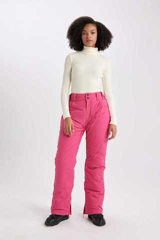 Defacto DeFactoFit Kayak Pantolonu Regular Fit Basic Düz A7305AX23WNPN129 Pembe