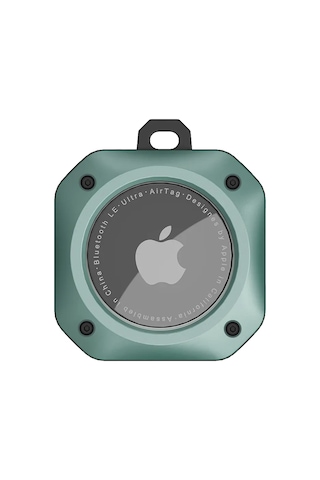 Buff Tagsafe Proshield Taşınabilir Anahtarlık Apple Uyumlu AirTag Kılıf Green
