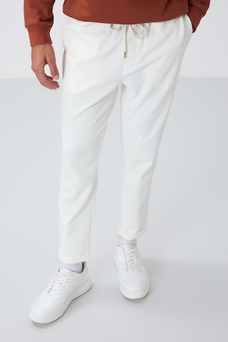 Tommy Life Ekru Yüzeyi Dokulu Standart Fit Erkek Eşofman Alt - 82154