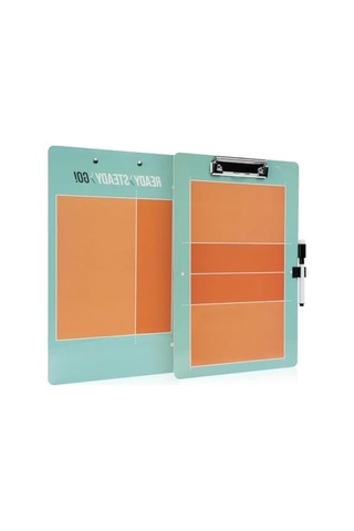 Çift Taraflı Voleybol Taktik Tahtası - 35x22 Cm