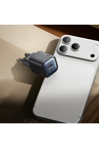 Ch-4391 Gan Serisi 45w Usb-c Mini Gan Hızlı Şarj Cihazı Siyah