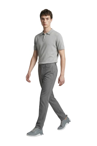 Anthony Jackson Premium Erkek Triko Polo Yaka T-shirt Giovanni Gri