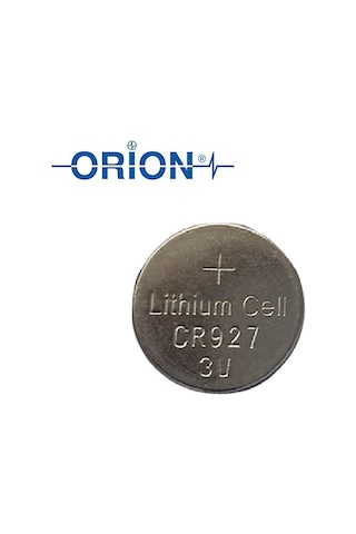 Orion CR927 3V Lityum Pil / CR 927 3V Düğme Pil 5'li Kart Paket