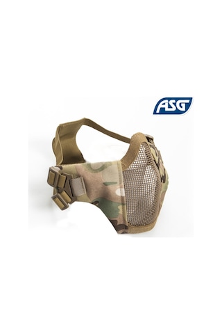 Asg Metal Mesh Mask W/ Cheek Pads Comfort & Protection Koruma Maskesi - Multicam 19080