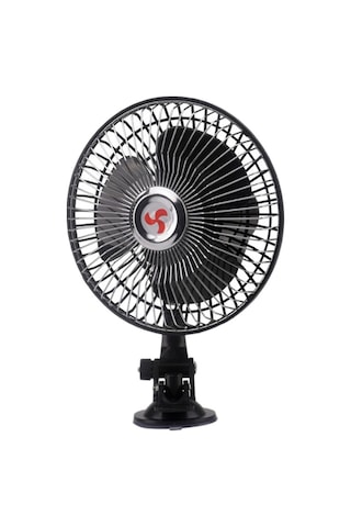 12 V 8 İnç Araç Taşınabilir Fan Araba Masası Vantuz Fan Döner Braket Fan Mini Klima