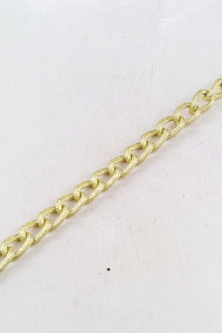 Sim Desenli Gold 10 Mm Zincir Aksesuar Takı Malzemesi 1 Metre