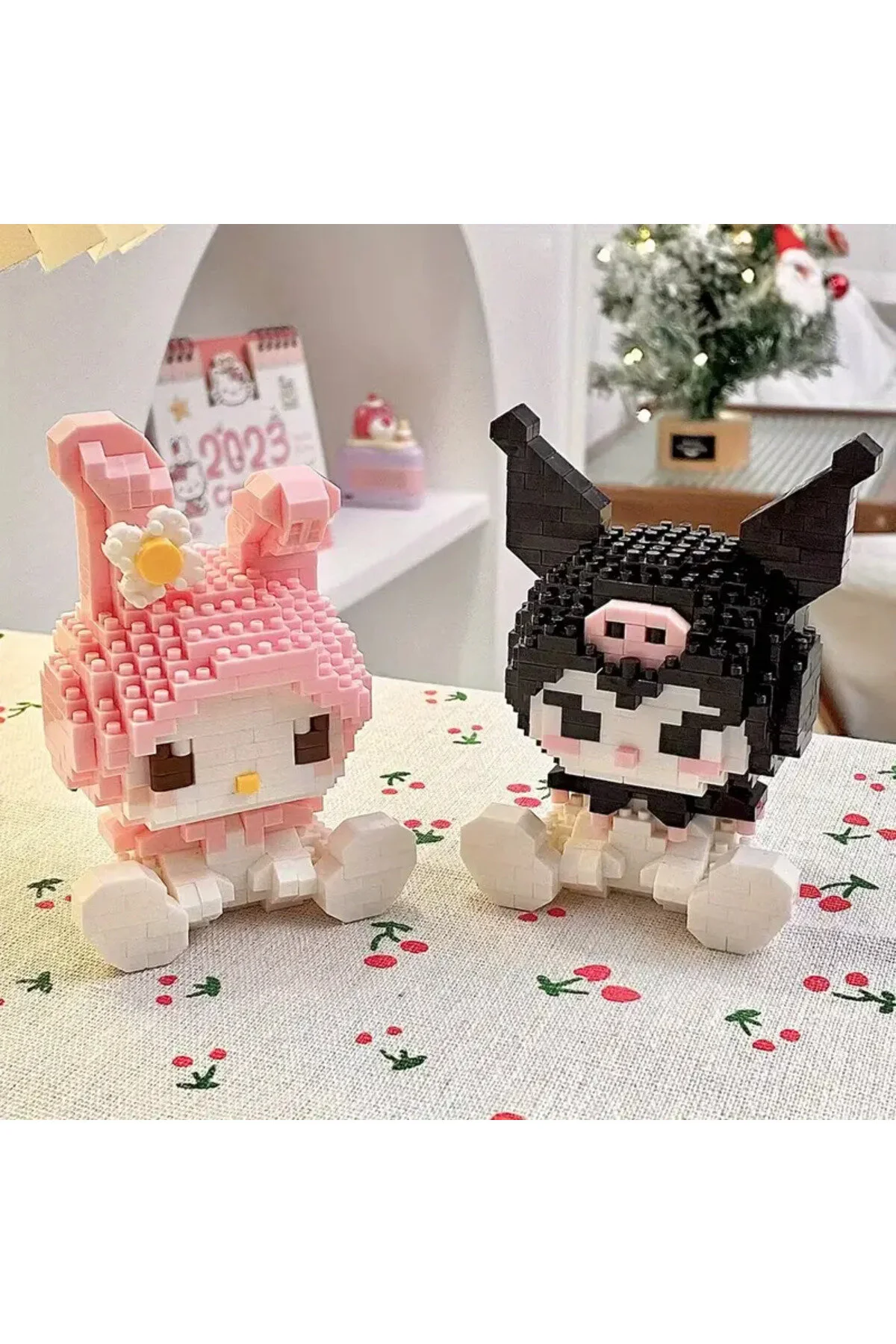 My Melody Karakter Yapı Taşları Seti Eğitici Bulmaca Oyuncak Doğum Günü,noel İçin Yaratıcı Hediye Melody Lego