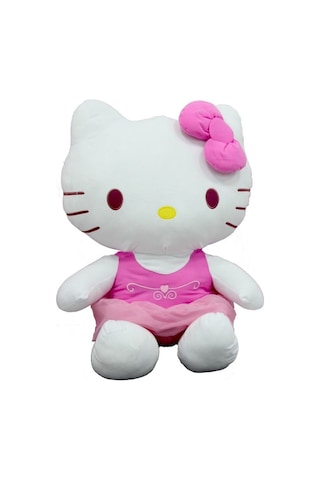 Sunman Peluş Hello Kitty Elbiseli Kurdeleli 36Cm