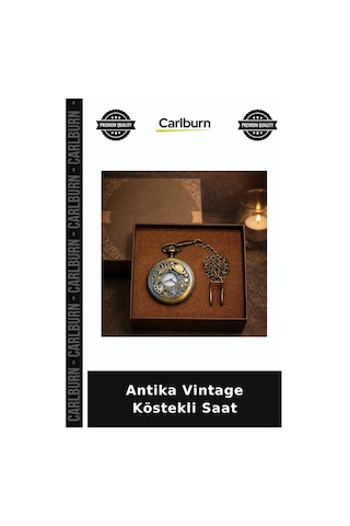 Antika Vintage Köstekli Saat Erkek Hediyesi Nostaljik Hediyeler Nostalji Sevenler Çok Renkli