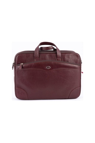 126 Model Deri Evrak Çantası Bordo-134305 Siyah